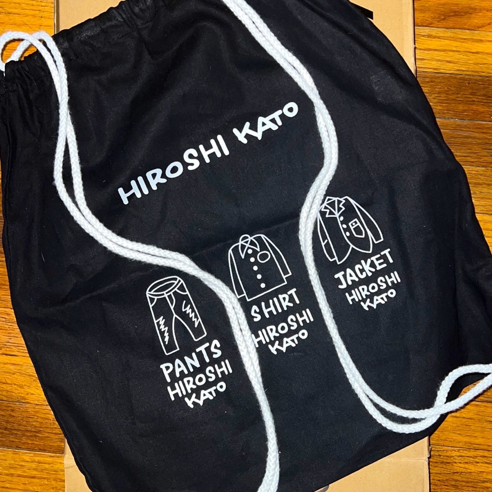 Hiroshi Kato Drawstring Bag